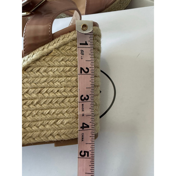 NWT Women’s STEVE MADDEN SANTORINI SANDAL DARK BLUSH PATENT size 8 - Picture 7 of 11